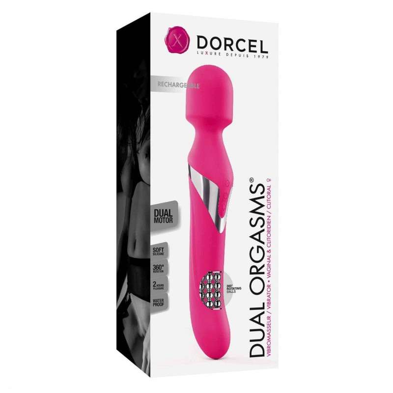 Wibrator masażer 2w1 rotacja dorcel dual orgasms